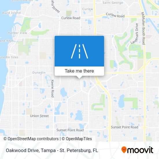 Oakwood Drive map