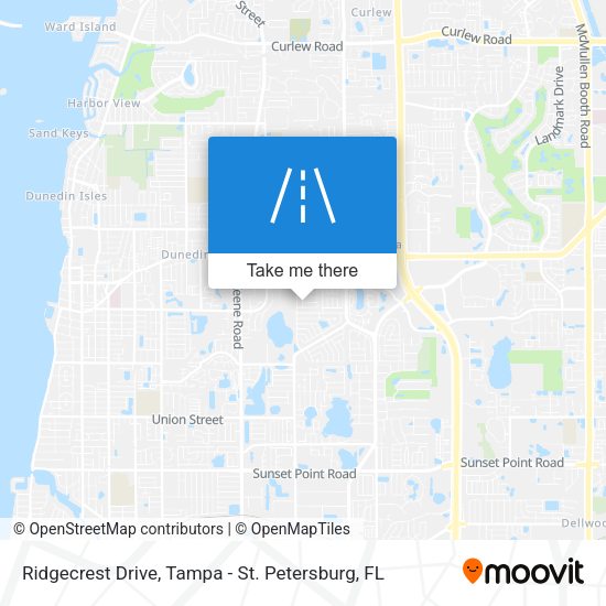Mapa de Ridgecrest Drive