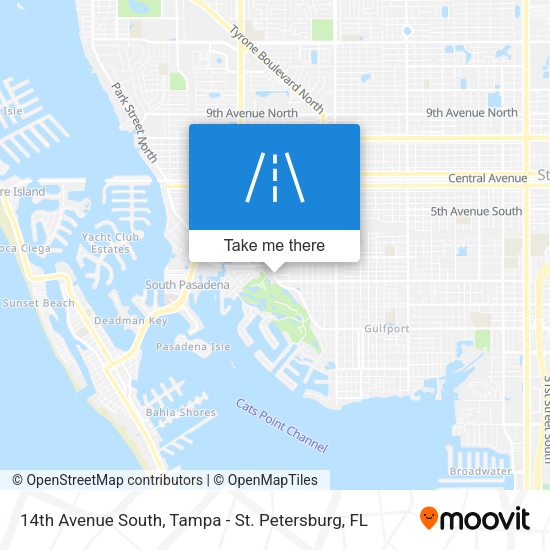 Mapa de 14th Avenue South