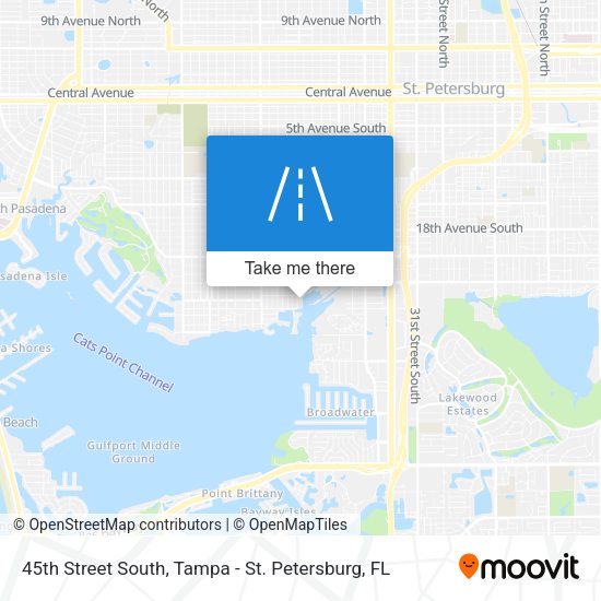 Mapa de 45th Street South