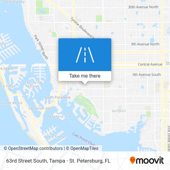 63rd Street South map