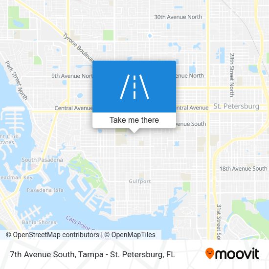 7th Avenue South map