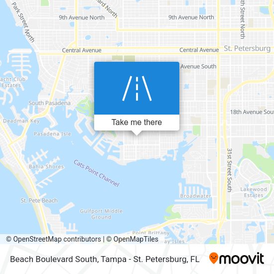 Mapa de Beach Boulevard South