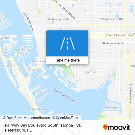 Fairway Bay Boulevard South map