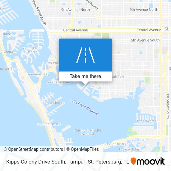 Mapa de Kipps Colony Drive South