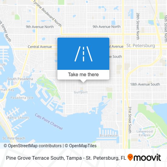 Pine Grove Terrace South map