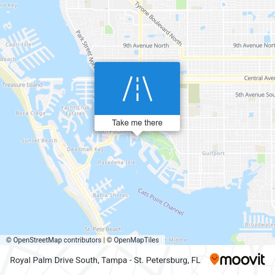 Mapa de Royal Palm Drive South
