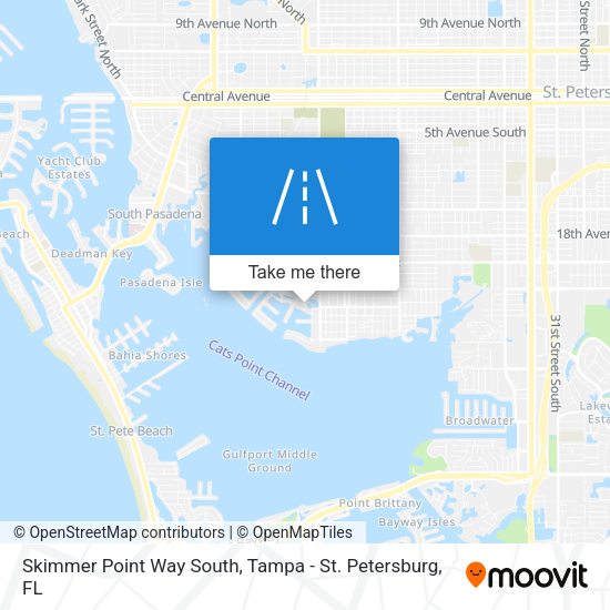 Skimmer Point Way South map
