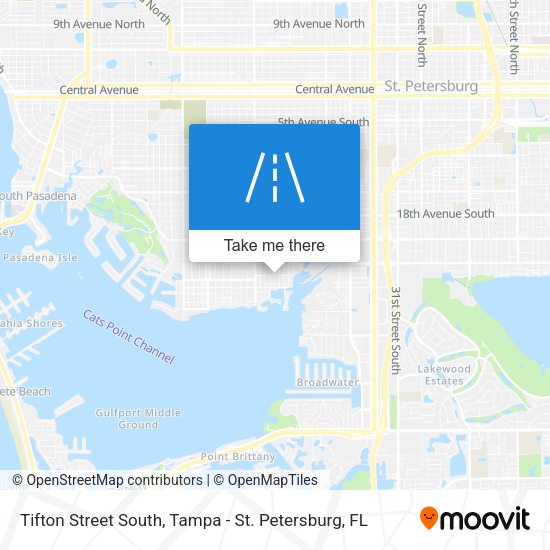 Mapa de Tifton Street South