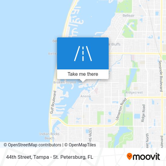 44th Street map