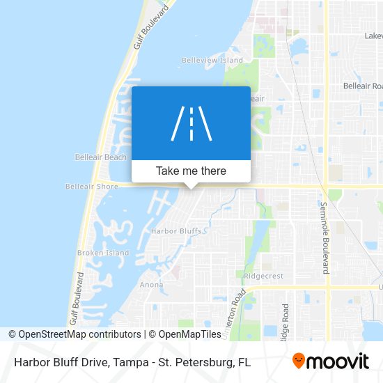 Mapa de Harbor Bluff Drive