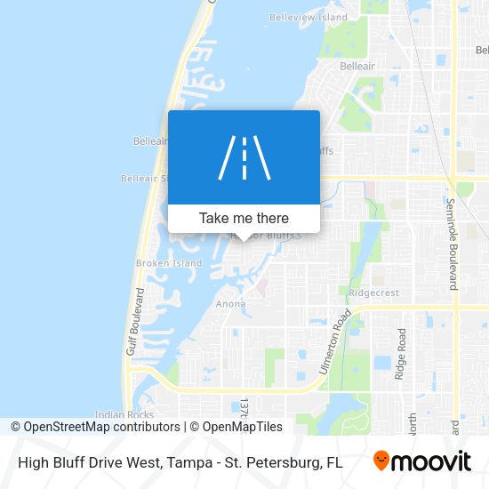 Mapa de High Bluff Drive West