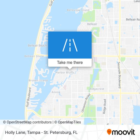 Holly Lane map