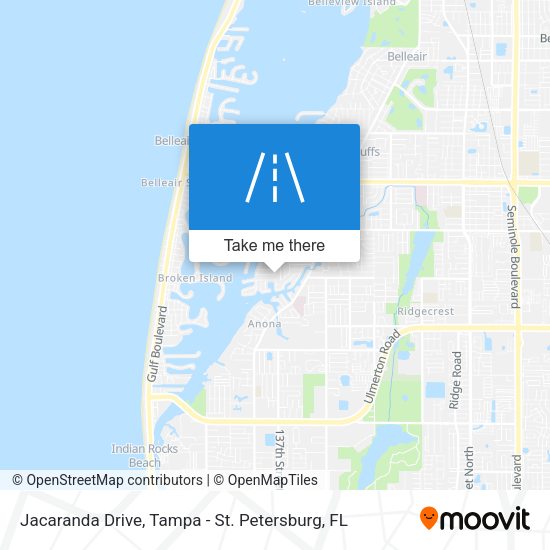 Mapa de Jacaranda Drive