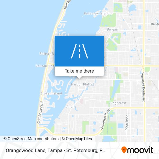 Orangewood Lane map