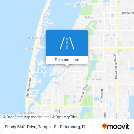 Mapa de Shady Bluff Drive