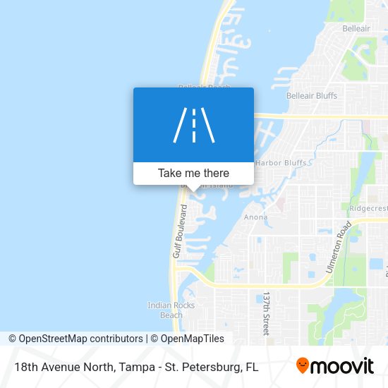 18th Avenue North map