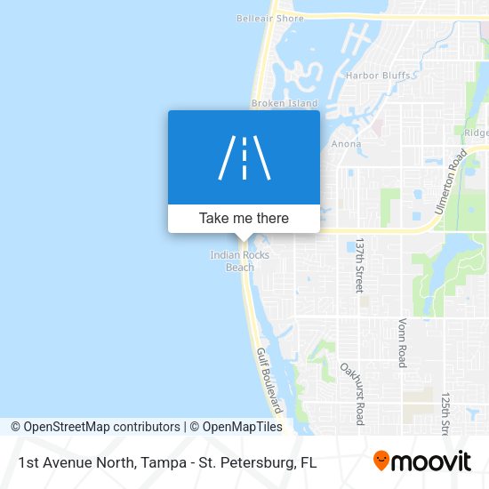 1st Avenue North map