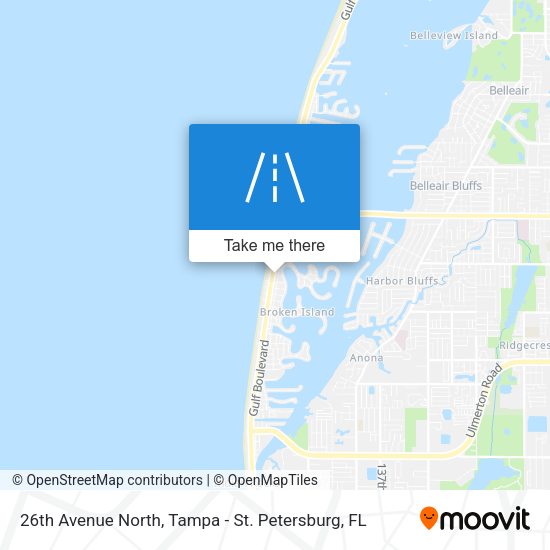 26th Avenue North map