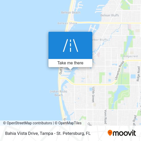 Bahia Vista Drive map