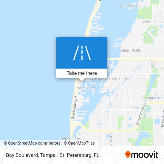 Mapa de Bay Boulevard