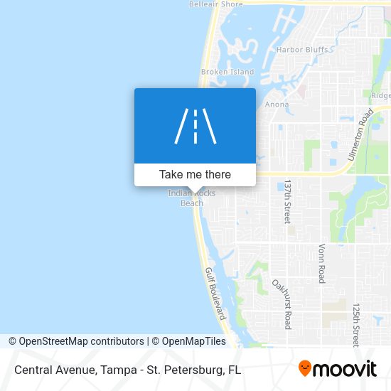 Central Avenue map