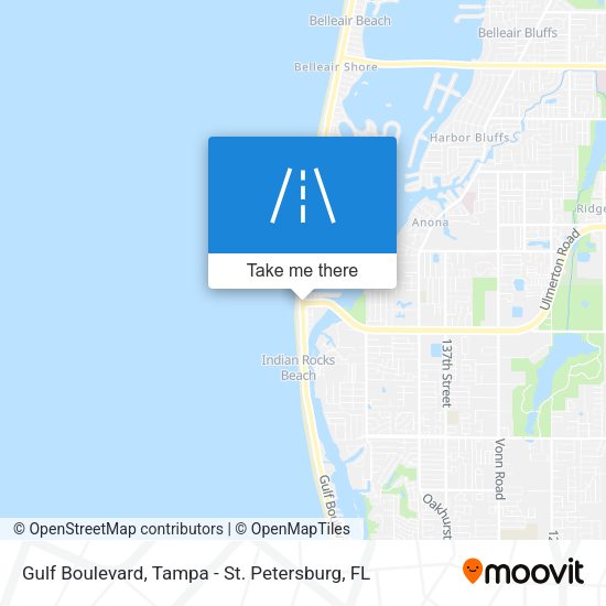 Mapa de Gulf Boulevard
