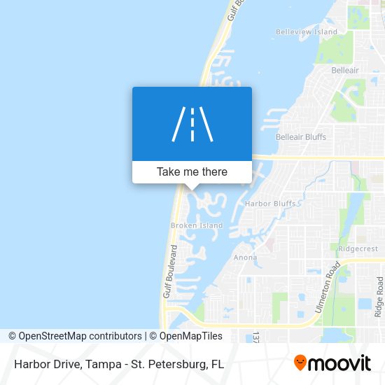 Harbor Drive map