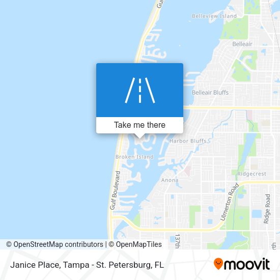 Mapa de Janice Place
