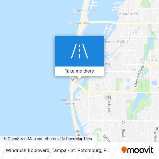 Windrush Boulevard map