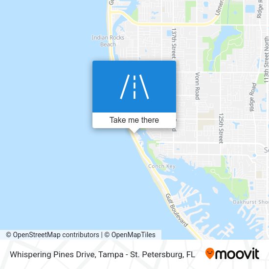 Mapa de Whispering Pines Drive