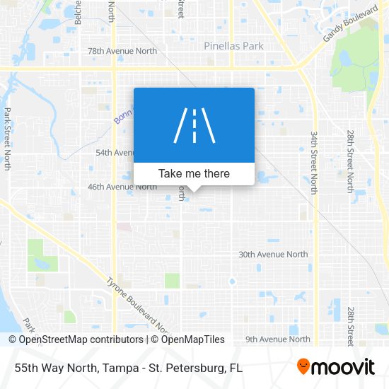 Mapa de 55th Way North