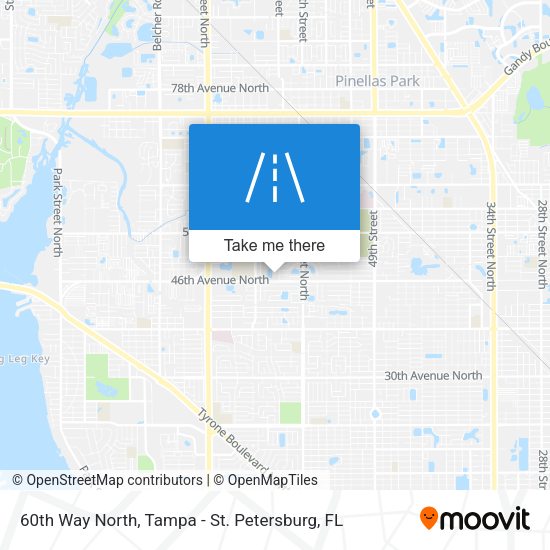 Mapa de 60th Way North