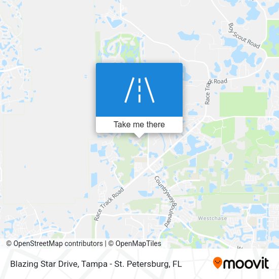 Blazing Star Drive map