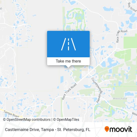 Castlemaine Drive map