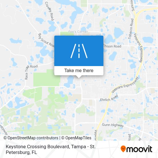 Mapa de Keystone Crossing Boulevard
