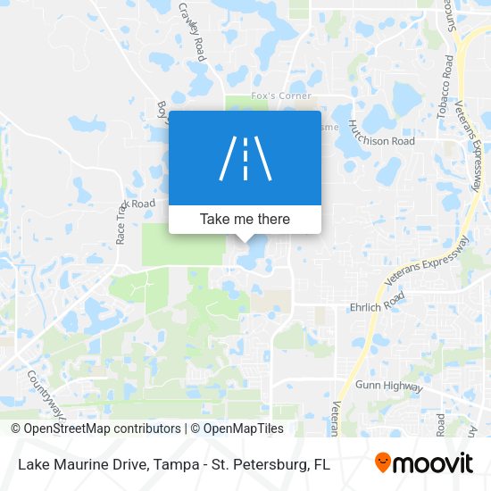 Lake Maurine Drive map