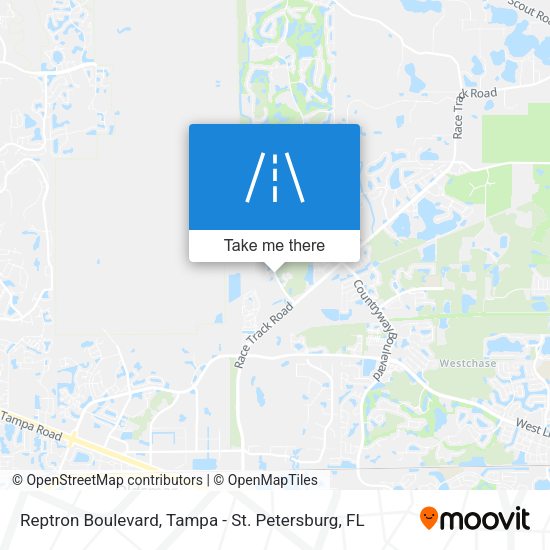 Mapa de Reptron Boulevard