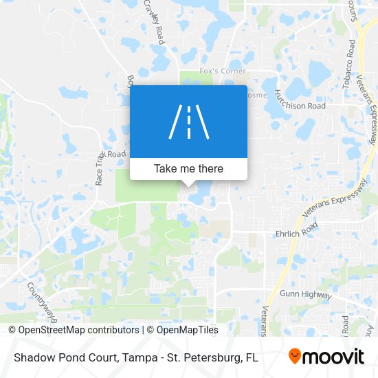 Mapa de Shadow Pond Court