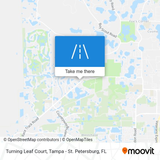 Mapa de Turning Leaf Court
