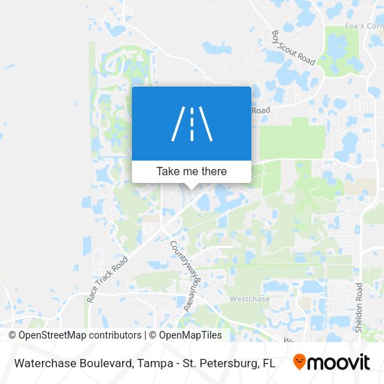 Mapa de Waterchase Boulevard