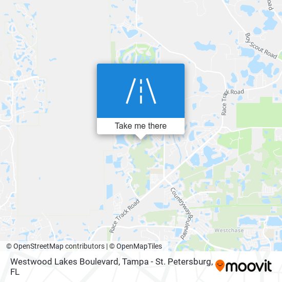 Mapa de Westwood Lakes Boulevard