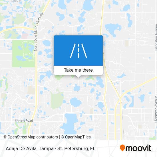 Adaja De Avila map