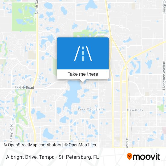 Albright Drive map