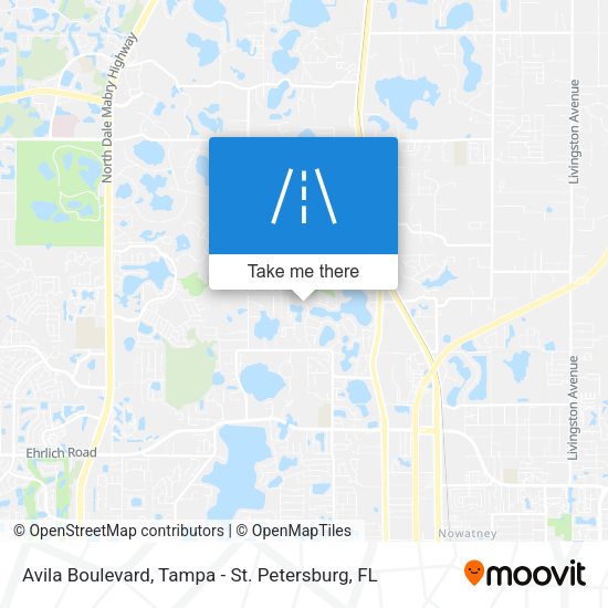 Avila Boulevard map