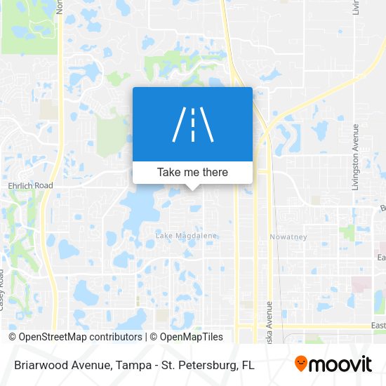 Briarwood Avenue map
