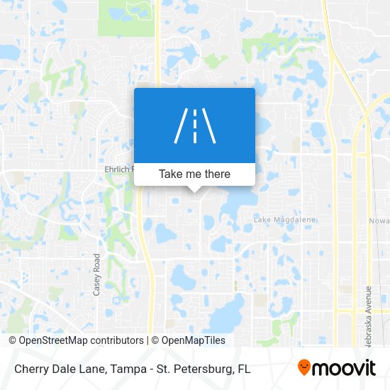 Cherry Dale Lane map