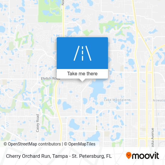 Mapa de Cherry Orchard Run