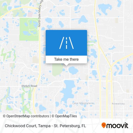 Mapa de Chickwood Court