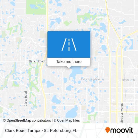 Mapa de Clark Road
